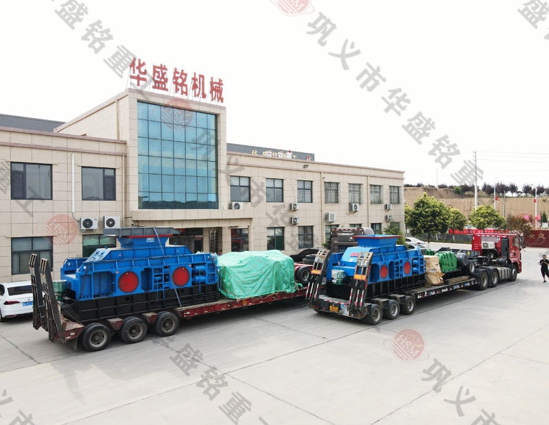 水泥廢料用什么破碎好？就用液壓對(duì)輥制砂機(jī)