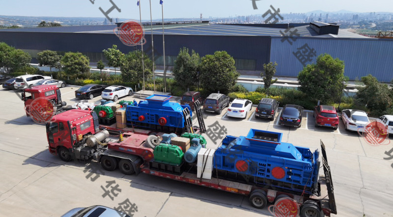 河卵石制砂機(jī)發(fā)貨現(xiàn)場