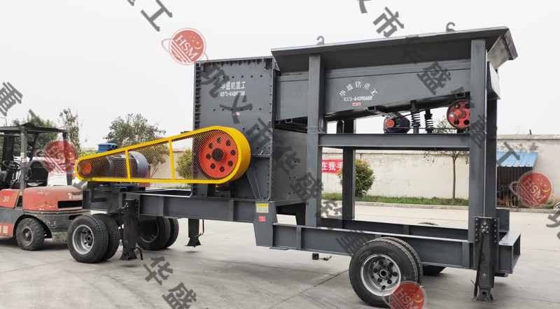 移動對輥制砂機處理鵝卵石怎么樣？多少錢一臺？